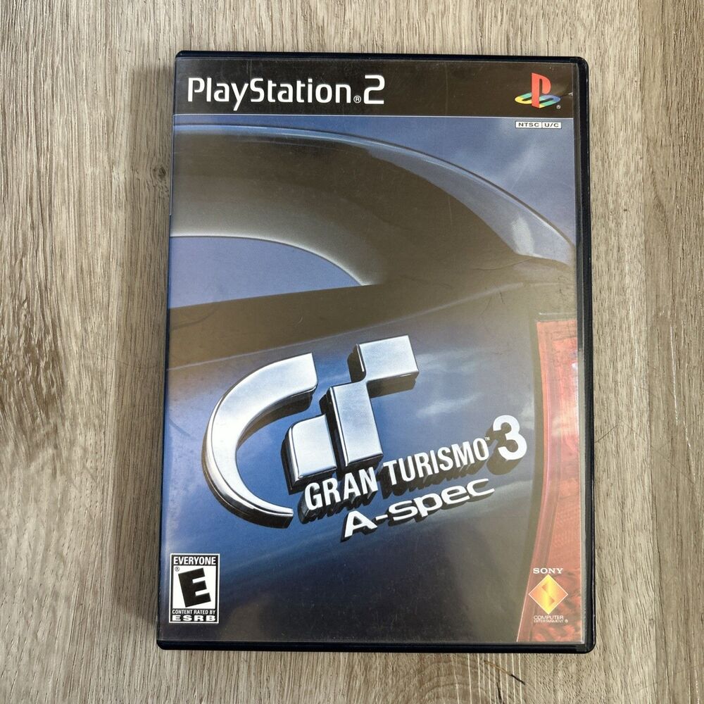 Gran Turismo 3 A-spec Game Sony PlayStation 2 PS2 CIB Complete w/ Manual Tested